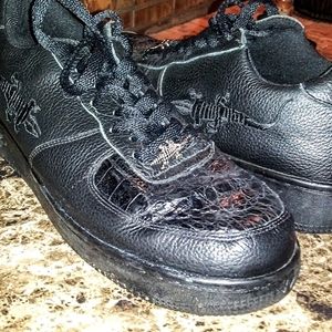 Slick Exotica The One Mens 11 Sneakers Crocodile Leather Casual Shoes Excellent